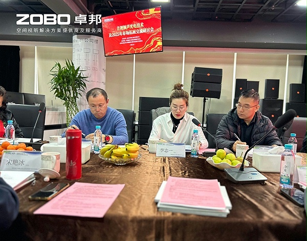共筑智控新生态 | 2025音视频声光电技术与市场拓展研讨会在ZOBO卓邦召开