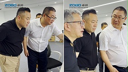ZOBO卓邦张新峰与协会领导走访中建电子信息技术有限公司，共商发展大计