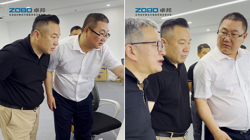 ZOBO卓邦张新峰与协会领导走访中建电子信息技术有限公司，共商发展大计