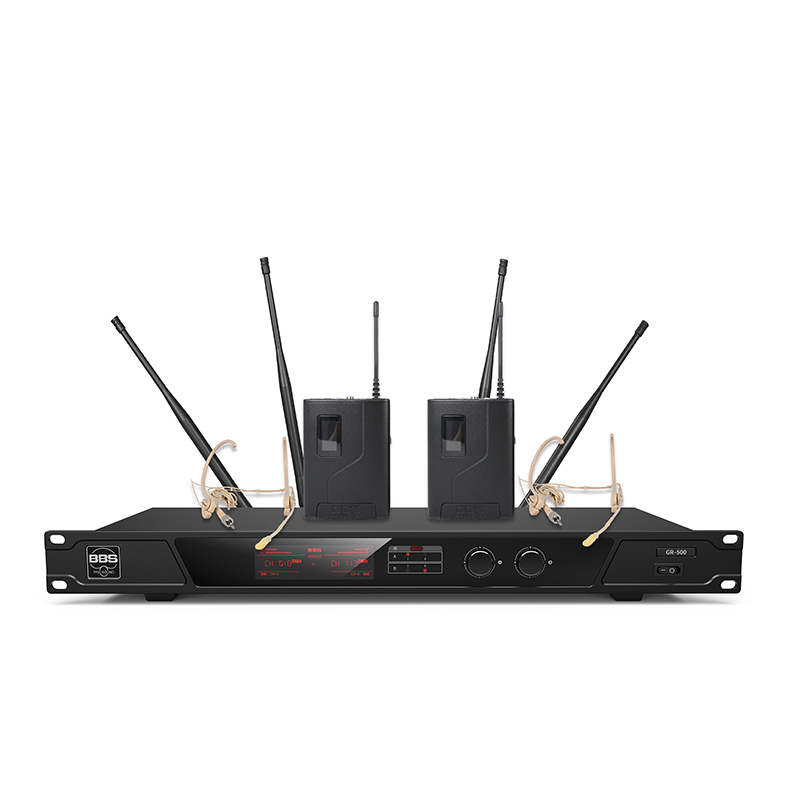 GR-500 真分集一拖二 头戴、领夹