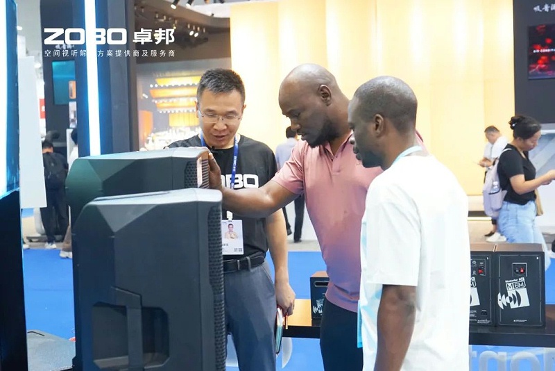 14人潮涌动，新品闪耀!ZOBO卓邦广州展首日引爆行业焦点