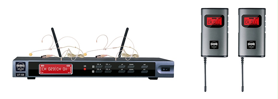 头戴话筒BBS话筒 UT-58 教学话筒(手持/领夹/头戴可选)、演讲麦克风、培训教育话筒